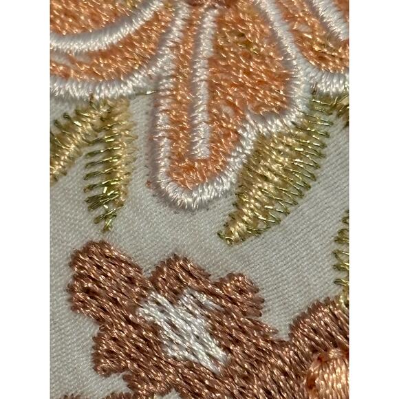 Esqualo Embroidered Cream Lightweight Jacket Women’s Sz 8 - Picture 4 of 10